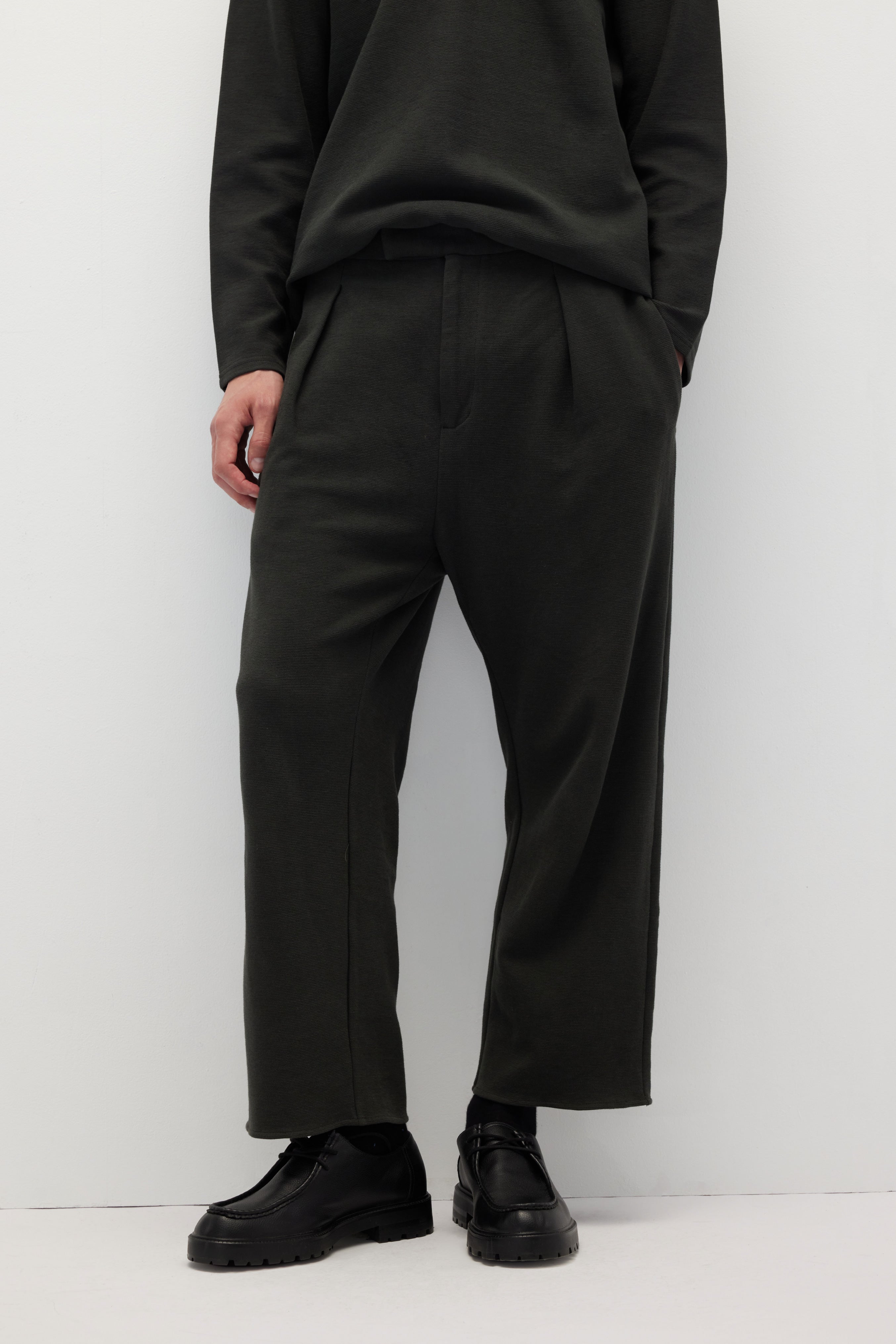 Relaxed-fit Textured Pants