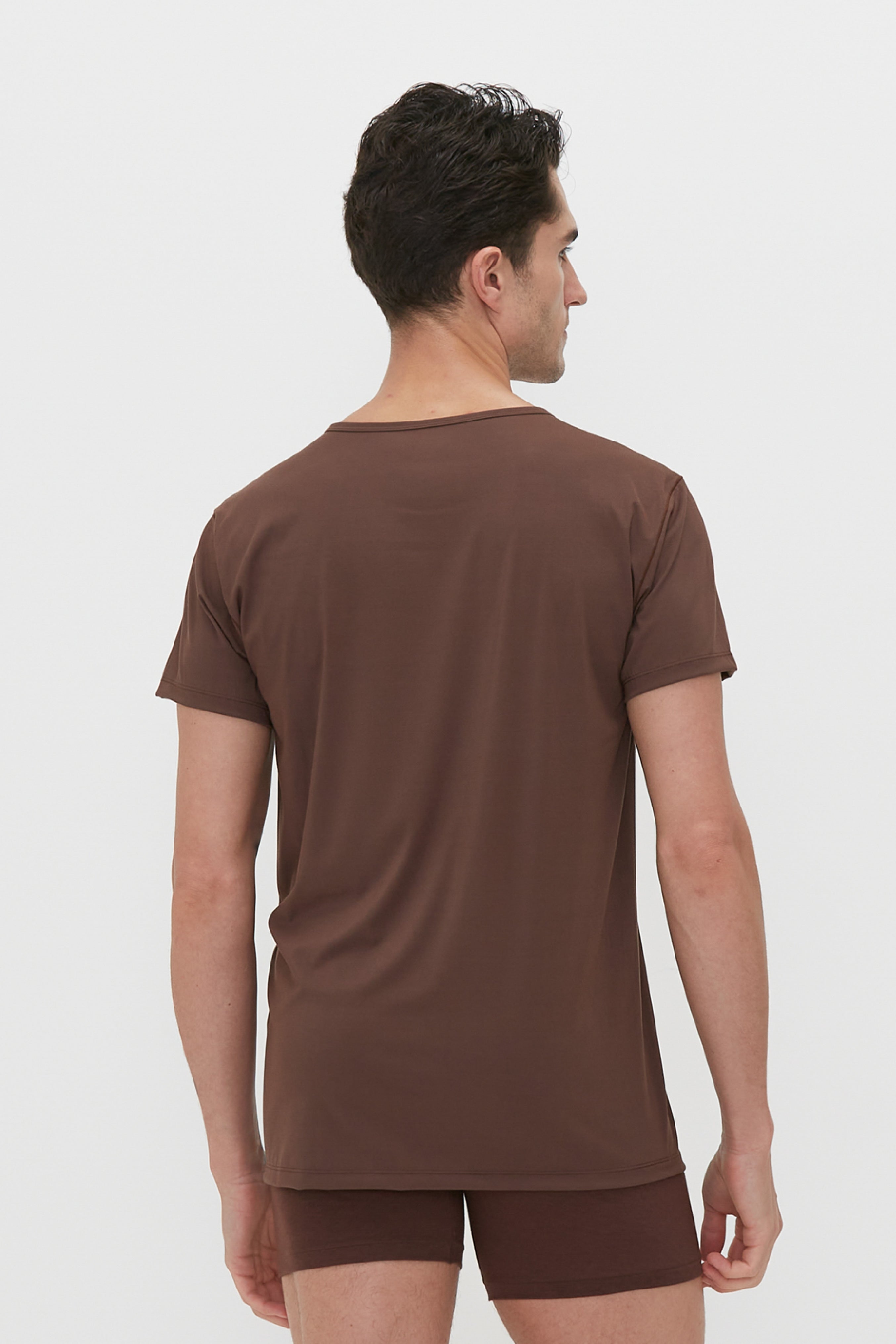 Scoop Neck Front Seam Tee