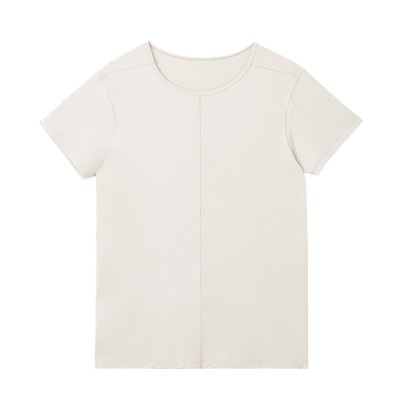 Scoop Neck Front Seam Tee