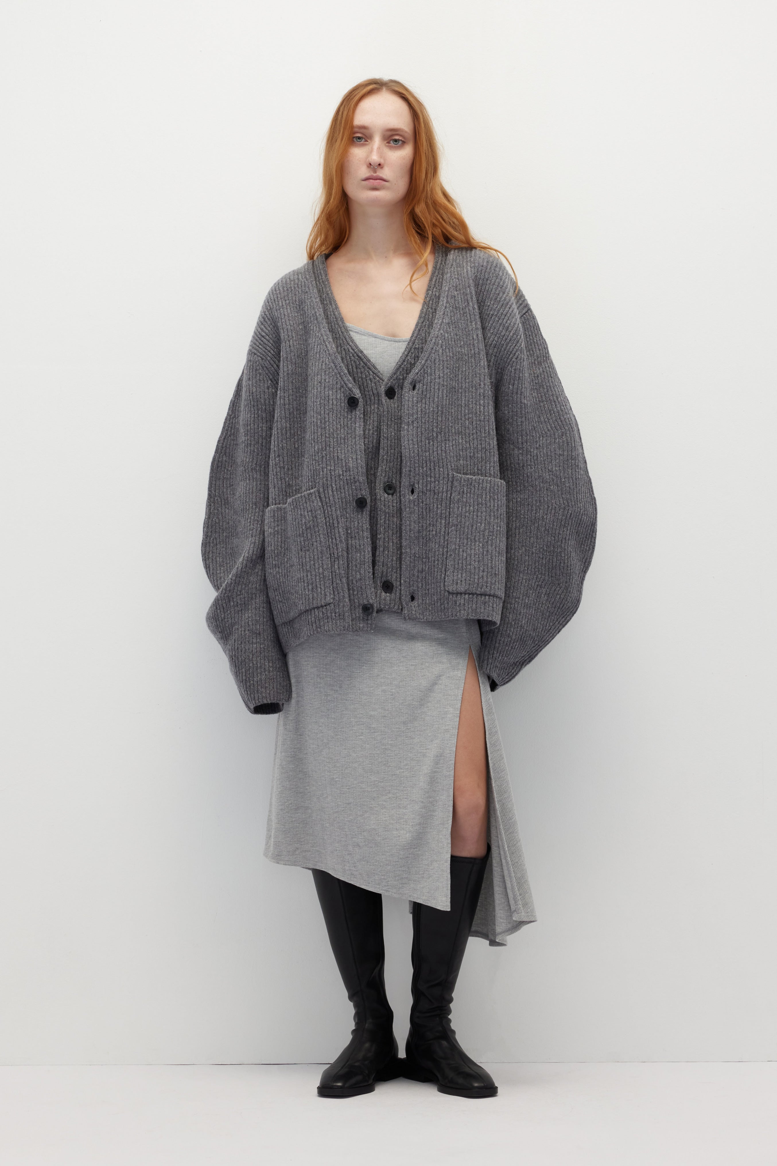 Cocoon Wool Cardigan