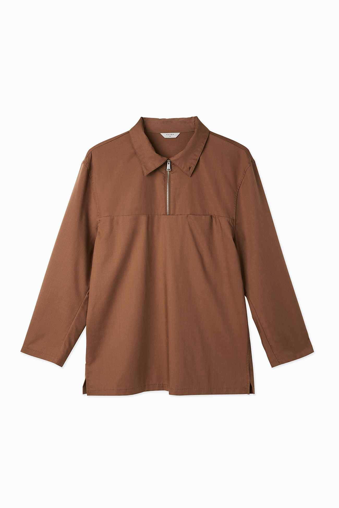 Half-zip Tencel Wool Shirt