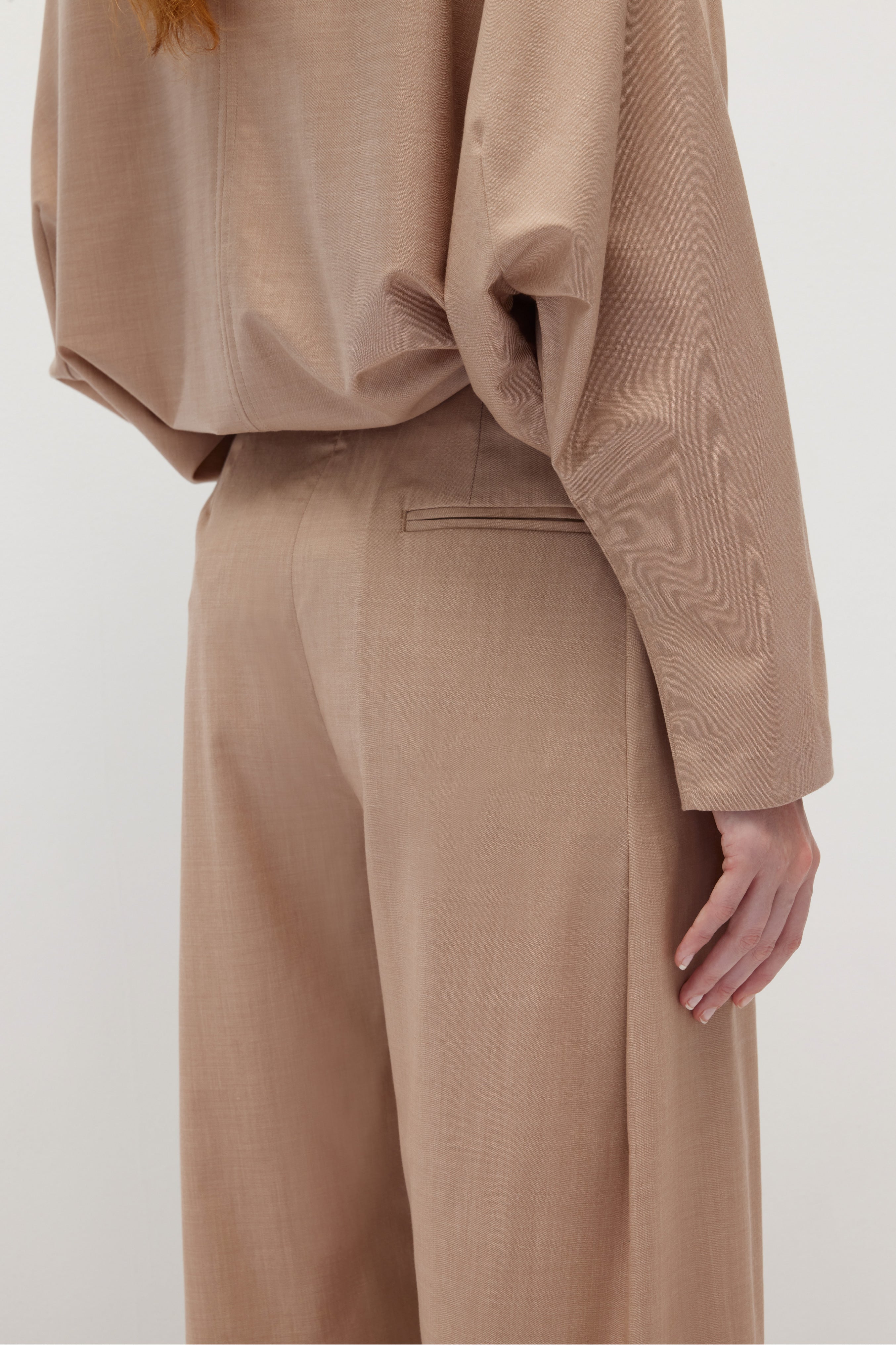 Relaxed Tailoring Tencel Wool Pants