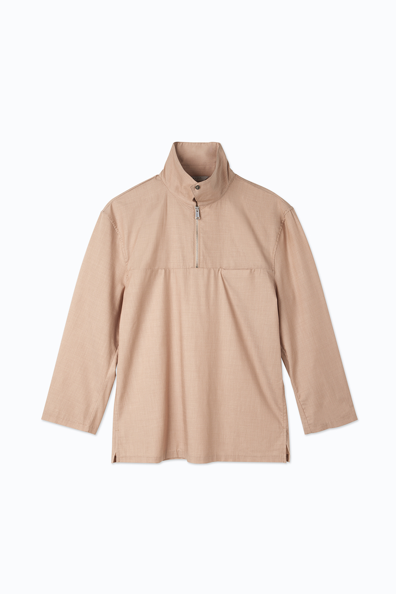 Half-zip Tencel Wool Shirt