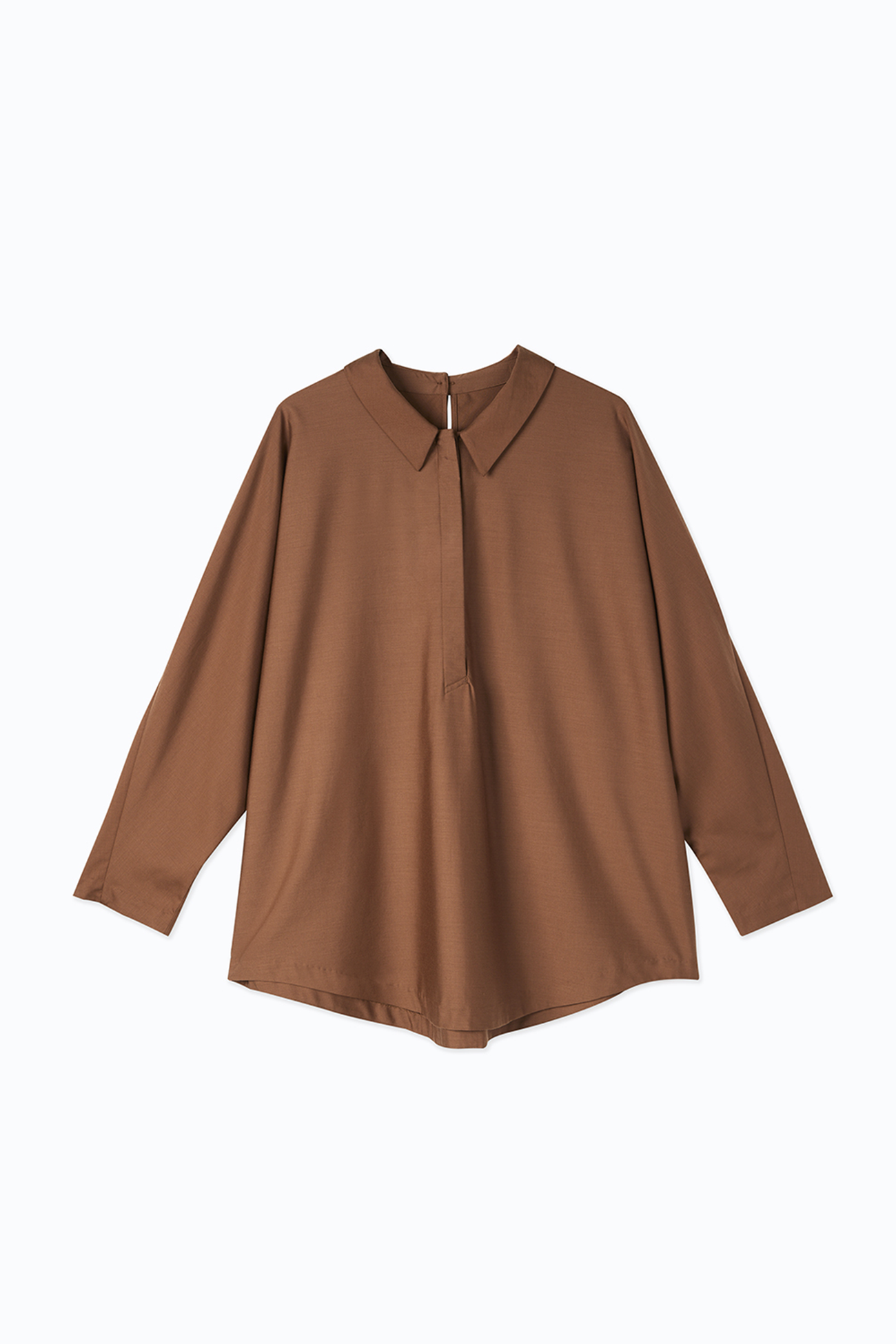 Relaxed Tailoring Tencel Wool Shirt