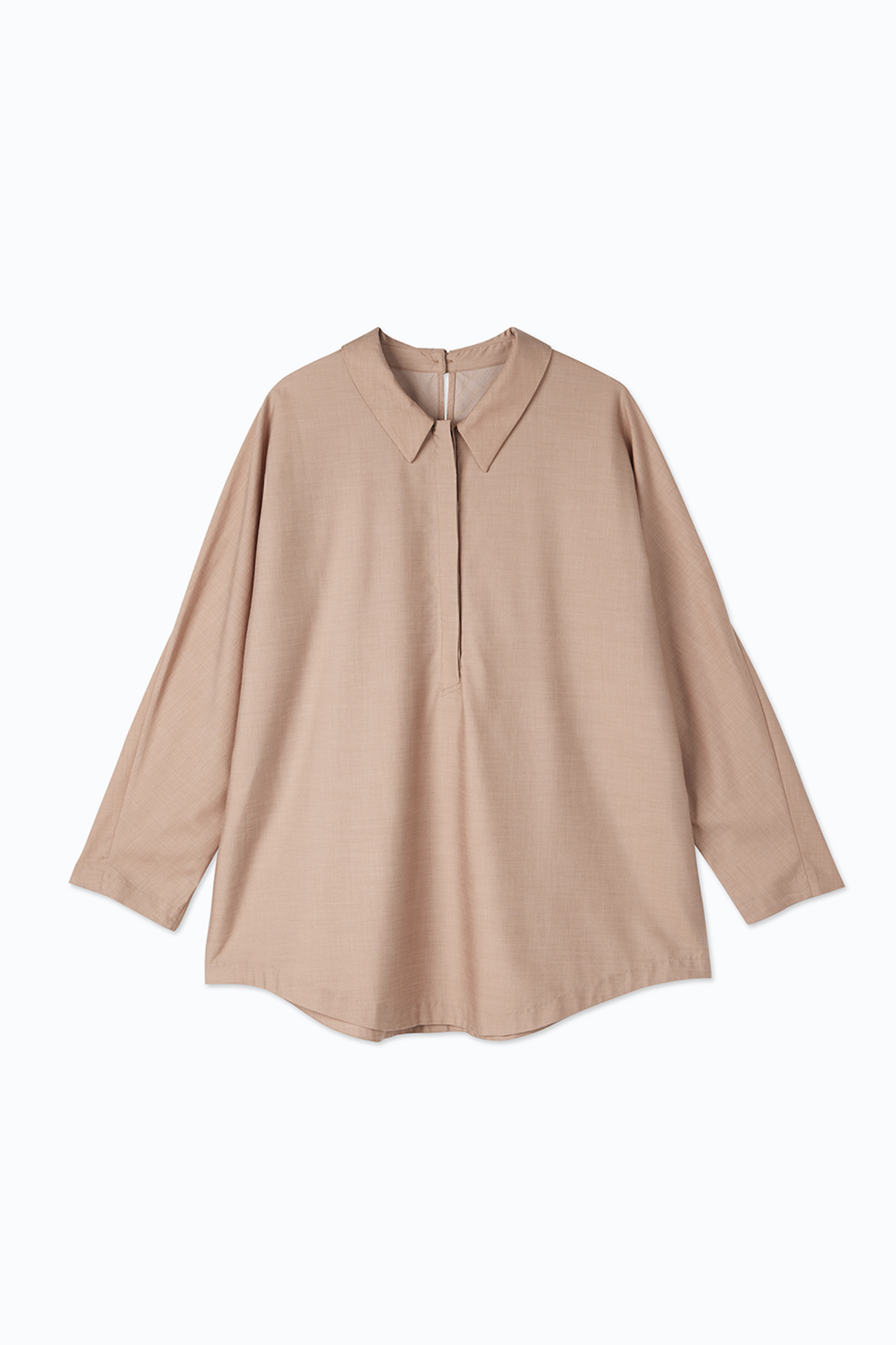 Relaxed Tailoring Tencel Wool Shirt