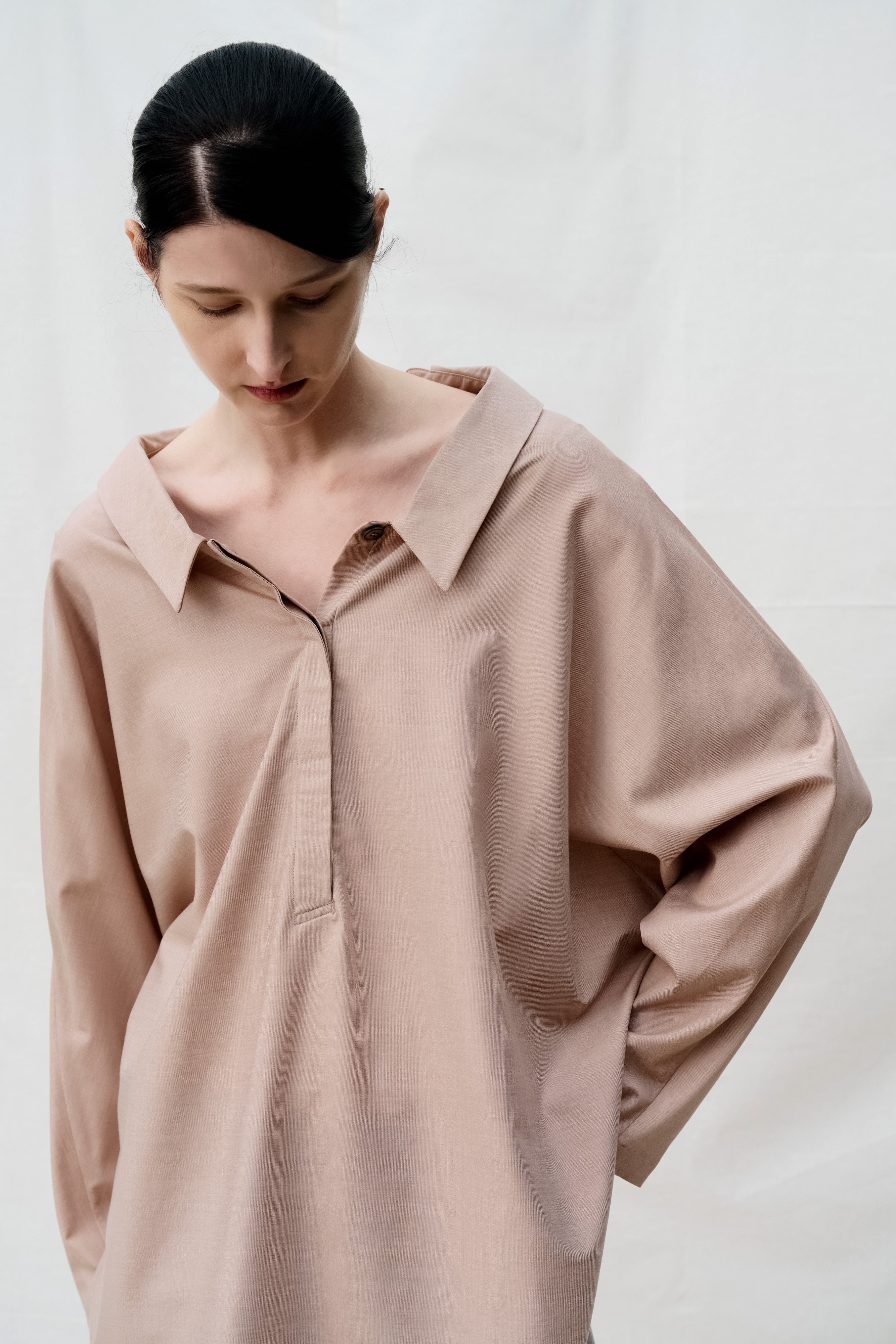 Relaxed Tailoring Tencel Wool Shirt