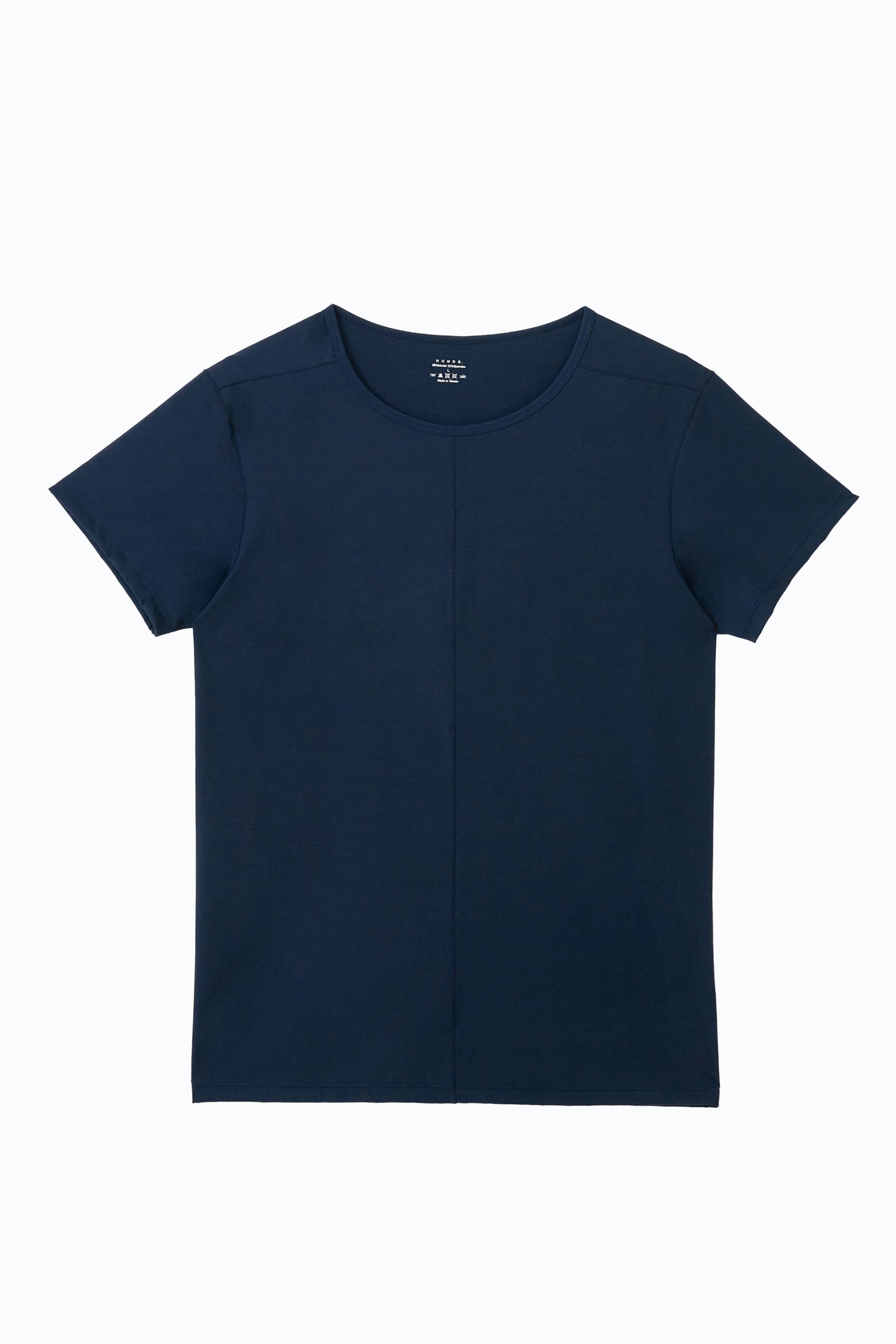 Scoop Neck Front Seam Tee