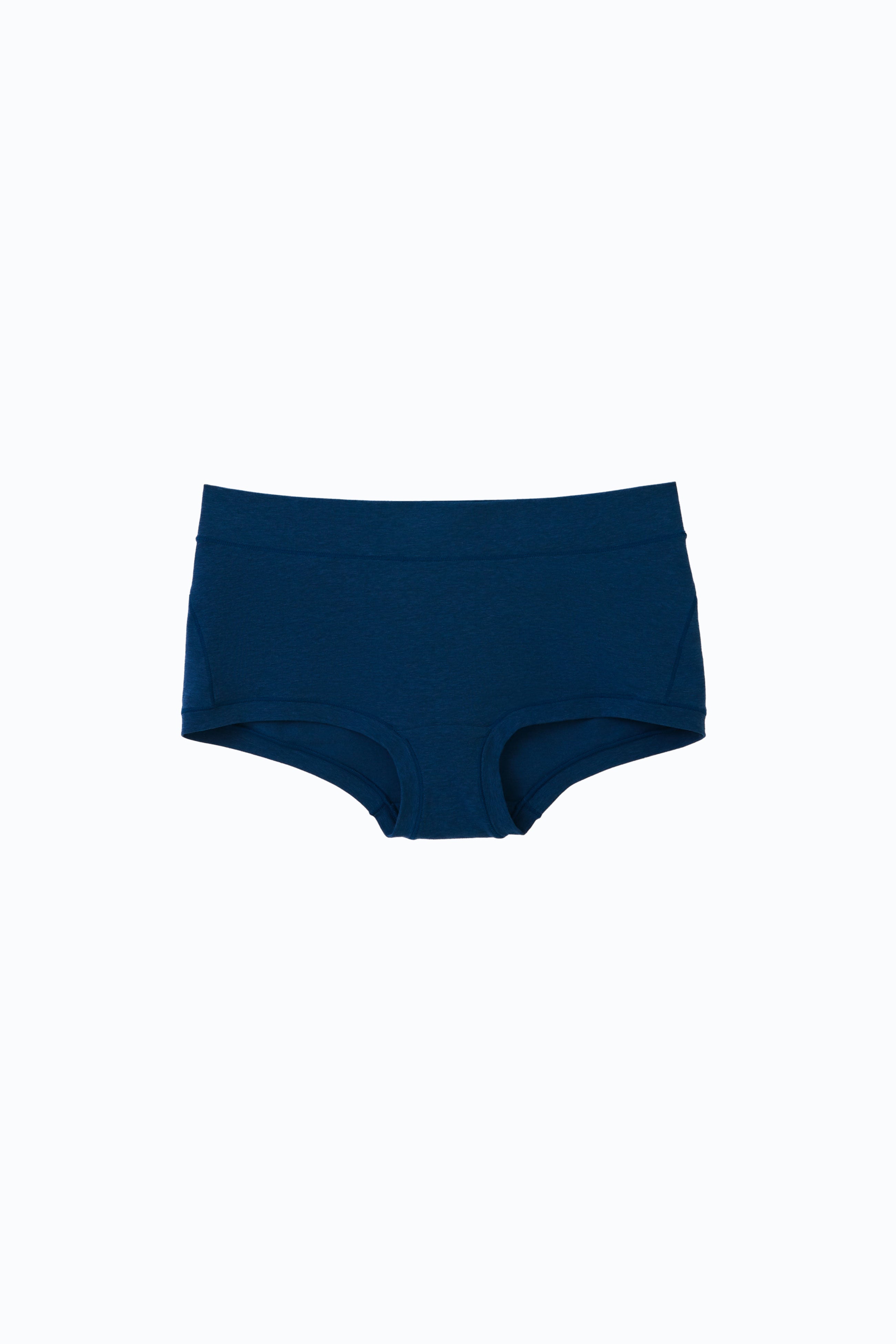 Cotton Melange Mid-Low Rise Boyshorts